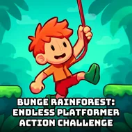 Bunge Rainforest: Endless Platformer Action Challenge - Coin Collector game
