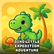 Dino Little Expedition Adventure - Side Scroller game
