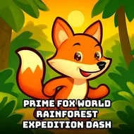 Prime Fox World Rainforest Expedition Dash - Jungle Exploration game